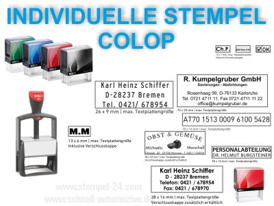 DIY-Stempel Colop zum selber Gestalten