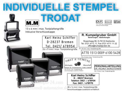 DIY-Stempel Trodat zum selber Gestalten