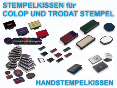 Stempelkissen für Trodat, Colop und Handstempel