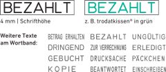 Stempelabdruck Wortbanddrehstempel B - Trodat Printy 4822-B Stempelabdruck Wortbanddrehstempel B - Trodat Printy 4822-B