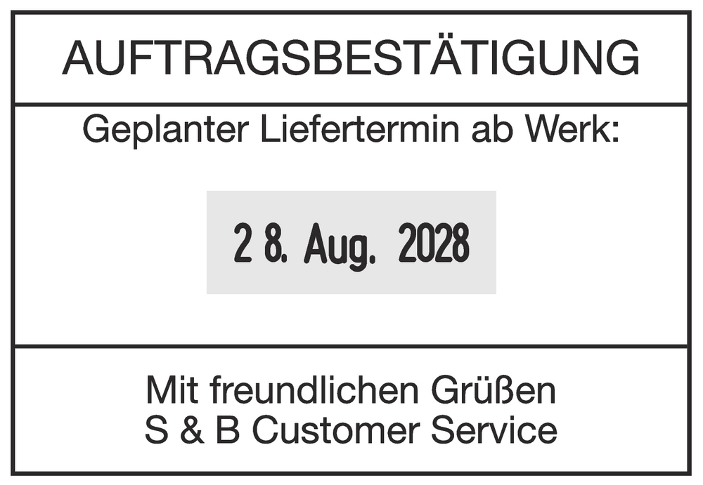 Trodat Professional 5480 Musterabdruck