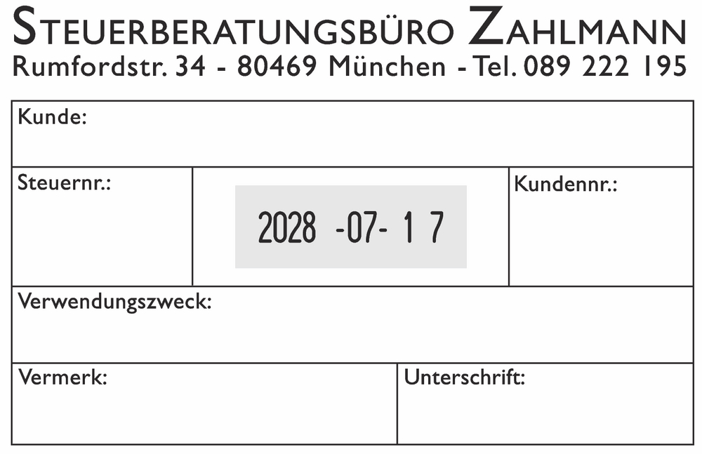 Trodat Professional 54110 Musterabdruck