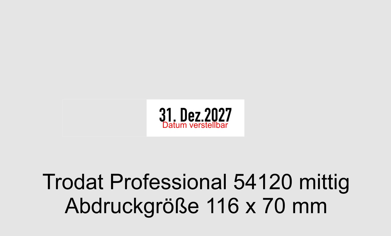 Trodat Professional 54120 Musterabdruck