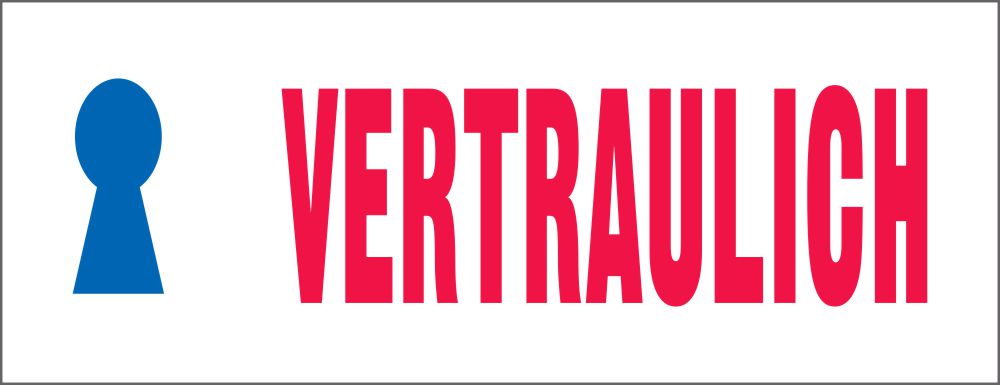 Trodat Printy Office 4912 Vertraulich