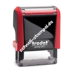 Trodat Printy 4911 Feuerrot Trodat Printy 4911 Farbe Feuerrot