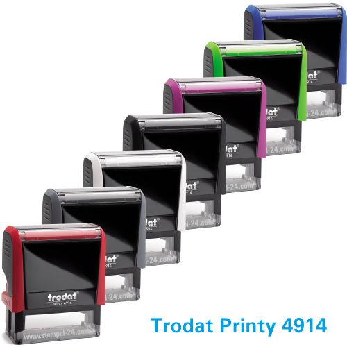 Trodat Printy 4914 Stempel Abdruckgröße max. 64 x 26 mm - 7 Zeilen Trodat Printy 4914 Stempel Abdruckgröße max. 64 x 26 mm - 7 Zeilen