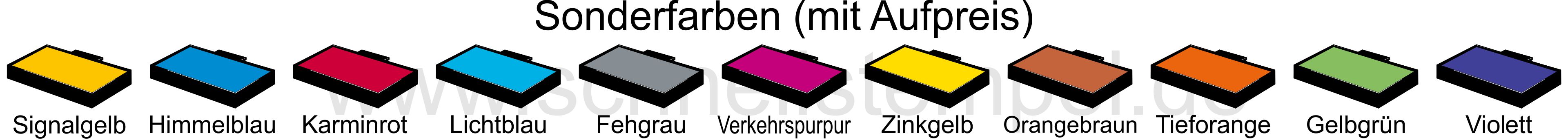 Stempelkissen 6/53 Sonderfarbenfarben für Trodat Professional 5203 Stempelkissen 6/53 Sonderfarbenfarben für Trodat Professional 5203