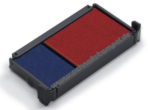 Stempelkissen 6/4912 Blau/Rot für den Trodat Office Printy 4912