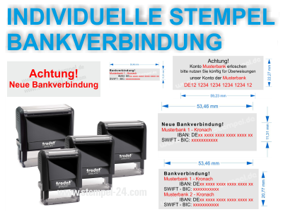 STEMPEL BANKVERBINDUNG