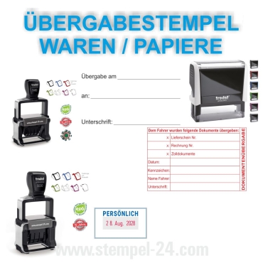STEMPEL DOKUMENTENÜBERGABE