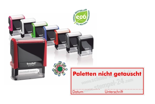Stempel Paletten nicht getauscht Ror