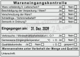 HACCP Stempel Trodat 54120 für Wareneingang, Qualität & Temperaturkontrolle Schwarz