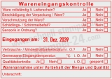 HACCP Stempel Trodat 54120 für Wareneingang, Qualität & Temperaturkontrolle Rot