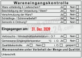 HACCP Stempel Trodat 54120 für Wareneingang, Qualität & Temperaturkontrolle Schwarz/Rot