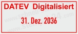 Stempel Datev Digitalisiert Rot