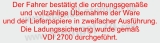 Stempel Ladungssicherung VDI 2700 | Rot