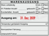HACCP-Stempel Warenausgang H1 – Paletten & Eurobehälter – Temperatur gemessen – Schwarz/Rot
