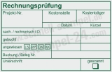 Kontierungsstempel – Projektnummer | Kostenstelle | Kostenträger | Individueller Textstempel | Grün