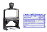 HACCP Wareneingangskontrolle Stempel – MHD Sensorik & Eingangstemperatur – Trodat Professional 5211 Blau