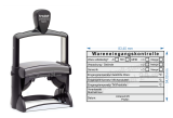 HACCP Wareneingangskontrolle Stempel – MHD Sensorik & Eingangstemperatur – Trodat Professional 5211 Schwarz