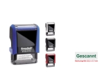 Stempel „Gescannt“ – Grün