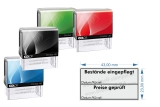 COLOP Printer 40 Selbstfärbestempel „Bestände – Preise – Geprüft“ – Stempel für Lager, Büro und Inventur Schwarz