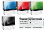 Printer 50 Selbstfärbestempel Wareneingangskontrolle Menge Qualität Geprüft Schwarz