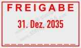 Professional 5430 Freigabe Datum Unterschrift Rot