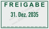 Professional 5430 Freigabe Datum Unterschrift Grün