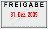 Stempel Trodat Professional 5430 Freigabe Datum Unterschrift SchwarzRot