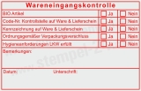 HACCP Warenkontrolle Stempel Trodat Professional Metallgehäuse Farbe Rot