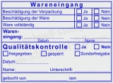 Stempel Wareneingang Qualitätskontrolle Sonderfreigabe | 5211