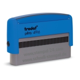 Trodat Printy 4916 im Gehäusefarbe Himmelblau
