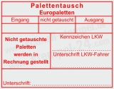 Stempel – Europaletten Tausch & fehlende Paletten berechnet Rot