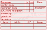 Buchungsstempel Rechnung zur Zahlung freigegeben | 5211