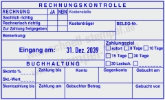 Kontierungsstempel Kostenträger Lastschrift | 54120